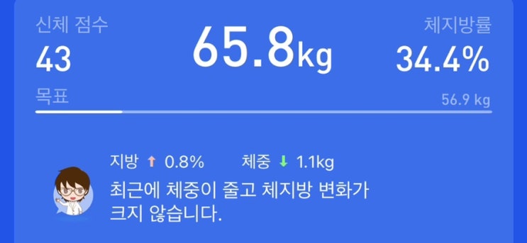  핏블리 웨이홈트 챌린지 D+8