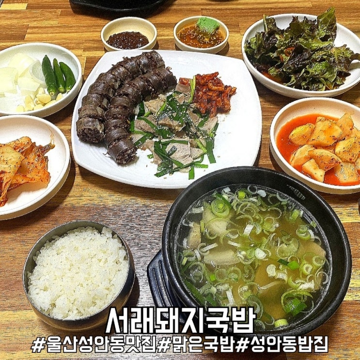 울산 국밥 맛집 맑은국밥이 특별한 성안동 밥집 서래돼지국밥!