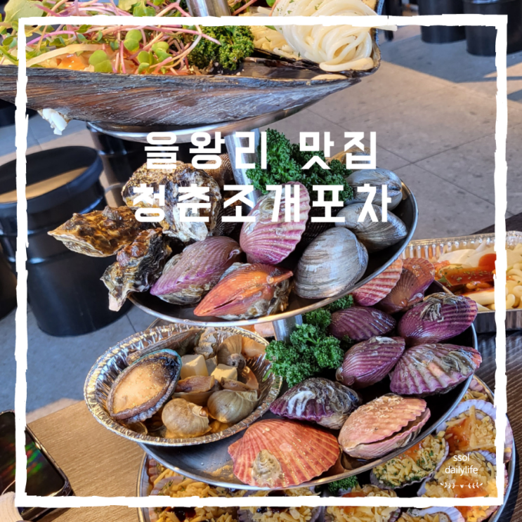  을왕리 맛집 무한리필조개구이 청춘조개포차