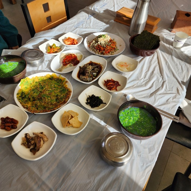 화개장터 맛집, 금양가든 모듬정식(재첩정식) 밥두그릇 기본
