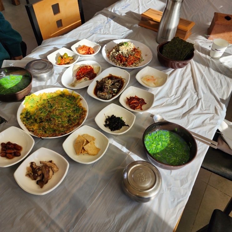  화개장터 맛집, 금양가든 모듬정식(재첩정식) 밥두그릇 기본