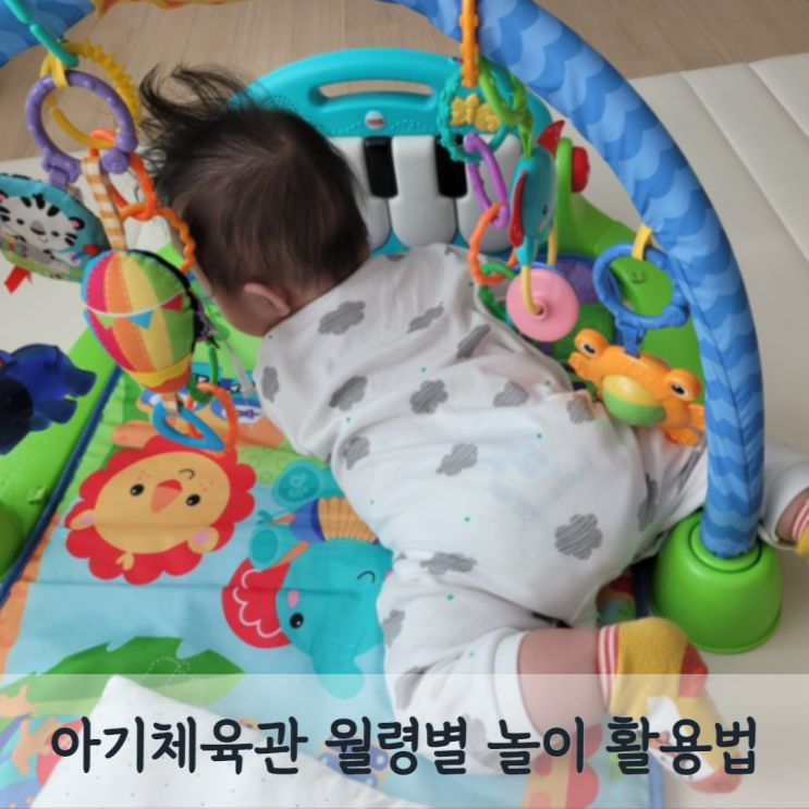  신생아 생후 2개월 3개월 4개월 5개월 월령별 아기체육관 사용후기와 뒤집기 하는 아기 사용꿀팁