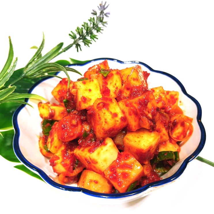  백종원 깍두기 담그는법 무김치 깍두기 만들기 김치양념 김치 밀가루풀 만들기