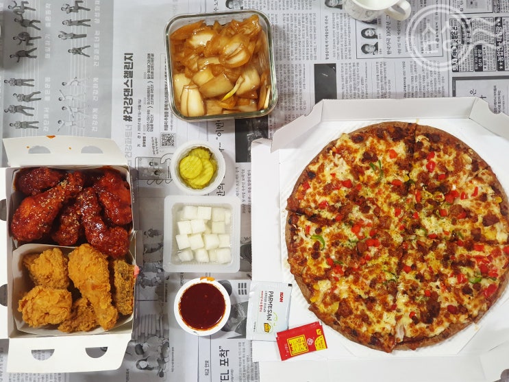  [전주맛집] 양 많고 맛있는 킹스타피자&멕시카나치킨 (배달/포장)