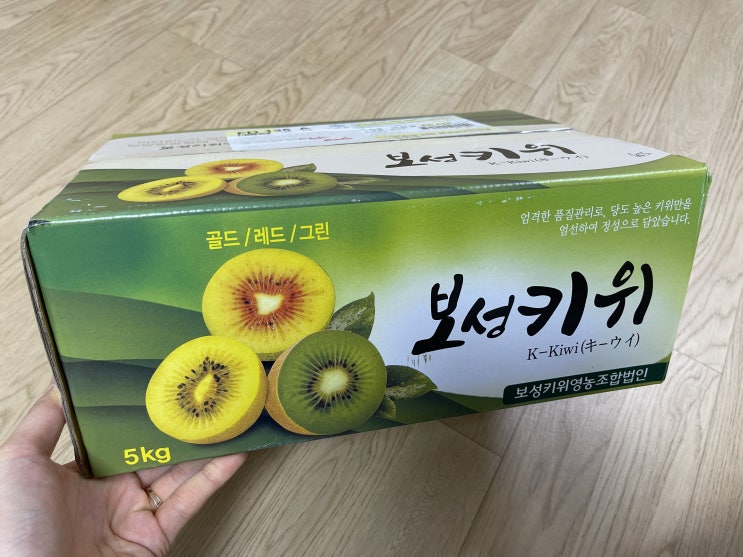  내돈내산 보성키위 <키위포유 딜리그린> 진짜 맛있네?