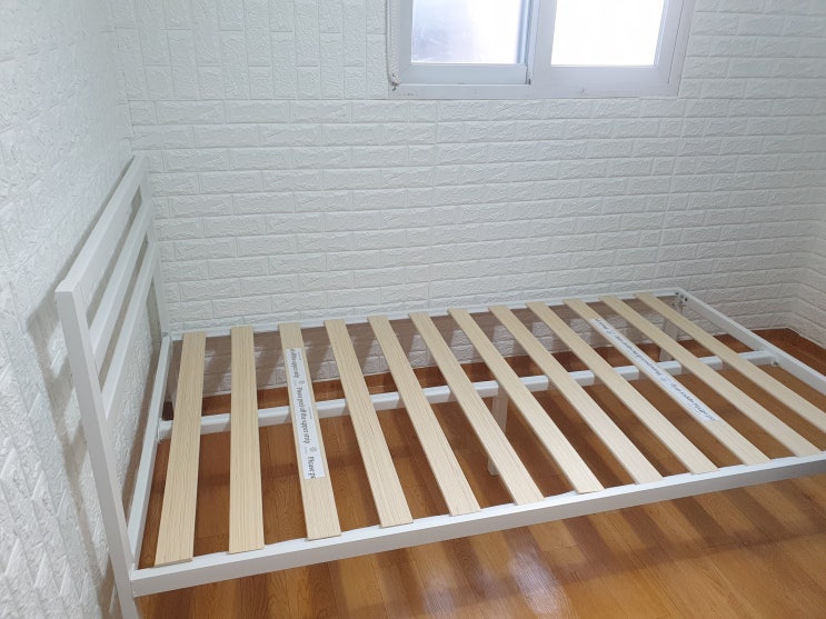  침대 프레임 설치 방법(지누스 매트리스, 프레임)