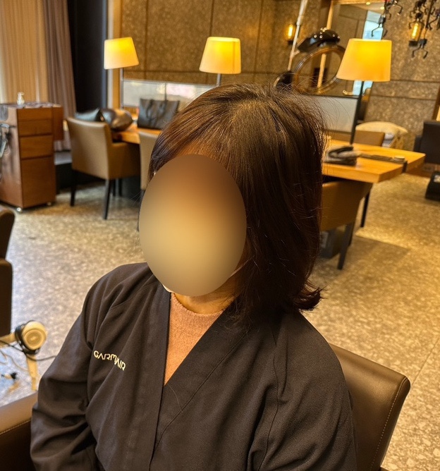  인계동미용실 살롱가르마, 중단발 C컬펌 후기