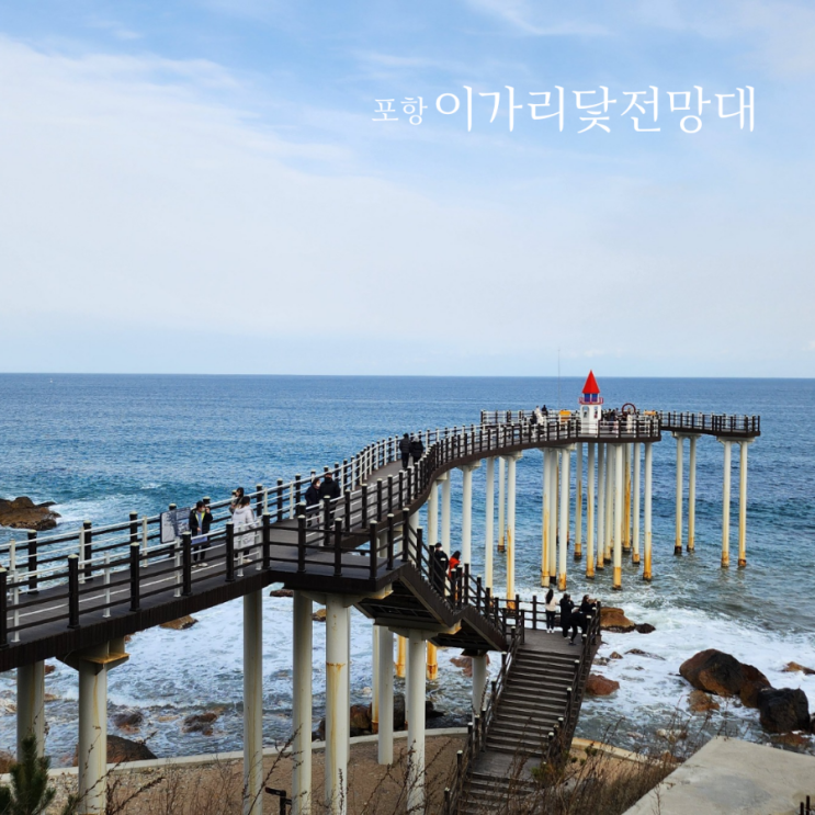  포항 핫플 푸른바다가 넘실대던 이가리 닻 전망대
