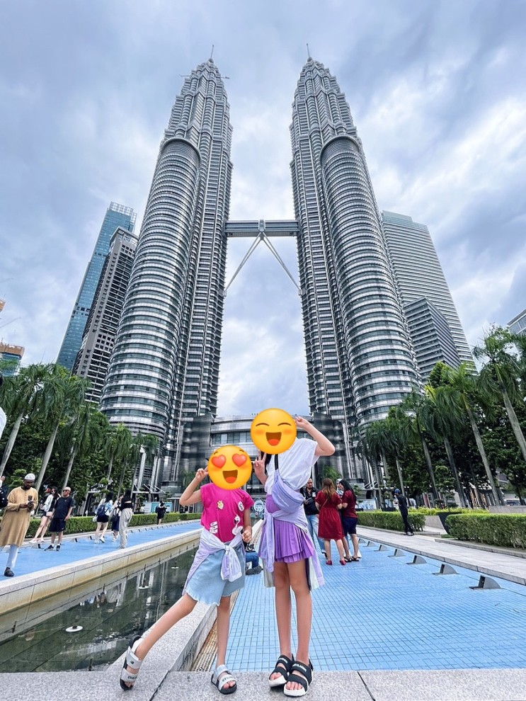 말레이시아 한달살기 쿠알라룸푸르 트윈타워 사진 찍는 포인트(쌍둥이 빌딩 포토존)