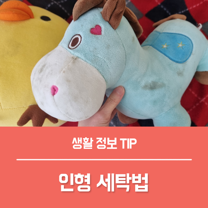  인형 세탁 빨래, 인형 세탁기 세탁법 간단해요