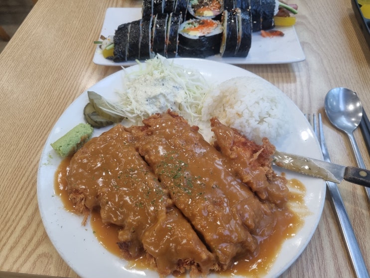  와사비 김밥이 맛있었던 선유도 맛집 김밥처럼 리뷰!!