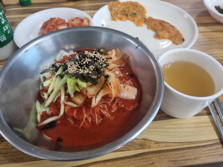  김치전이 2천원 착한 가격 선유도국수집 리뷰!!