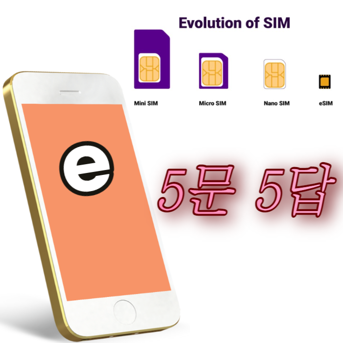  e심 자세히 알고 싶어요 (feat. esim 서비스 5문 5답)