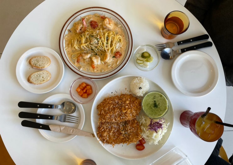  [노트러블파스타] 소스가 특별하고 맛있는 파스타, 돈가스 맛집 - 천안 불당동