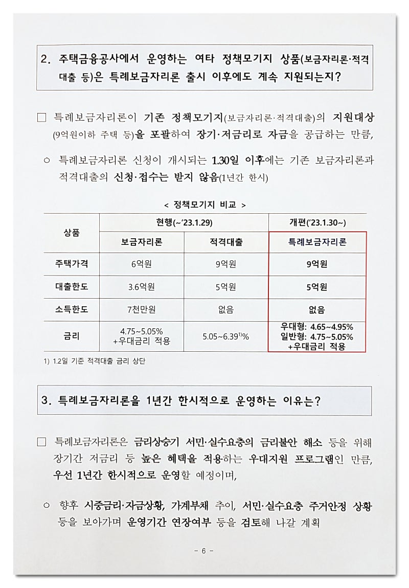 특례보금자리론 자격 및 신청방법 5