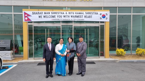 (주)<b>대풍이브이</b> 네팔 1000만불 수출계약, 글로벌기업으로 도약!