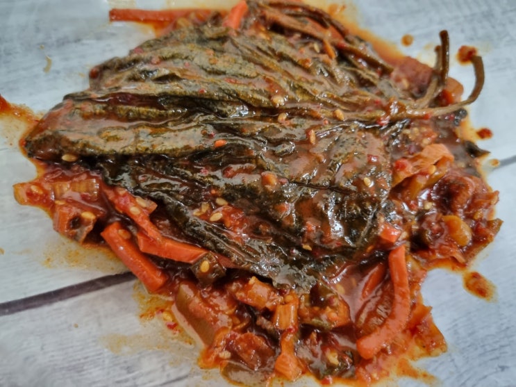  노브랜드 양념깻잎