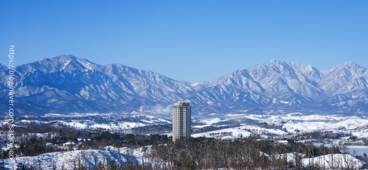  속초 눈구경 설악동 동명동 눈온날