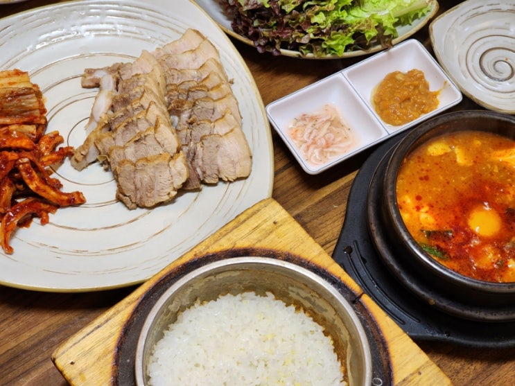  남양주 다산동 맛집 [왕릉순두부보쌈] 국내산 두부 삼겹살수육