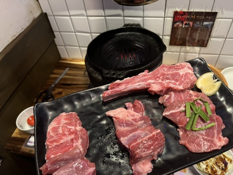  천안 불당동 양 갈비 맛집 히츠자야 모리아와세