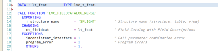  [SAP ABAP] 'LVC_FIELDCATALOG_MERGE를 활용하여 필드 카탈로그 생성하기