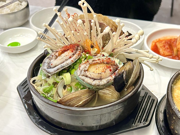 강릉 '강릉전복해물뚝배기' 강문해변 찐맛집