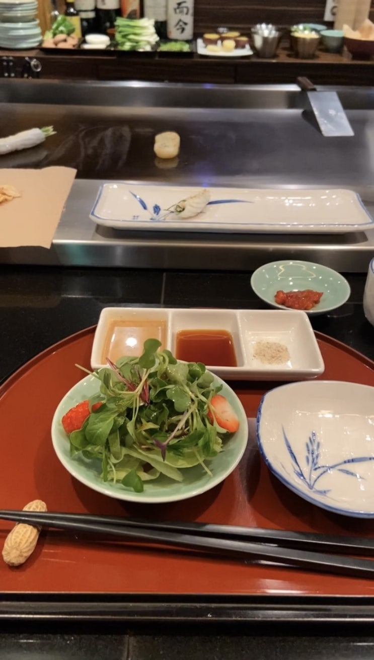  제주도) 데판야끼/ 연어 /자몽티 / 파스타 / 전복밥 / 타이마사지