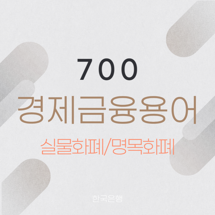 실물화폐/명목화폐 실물화폐/명목화폐