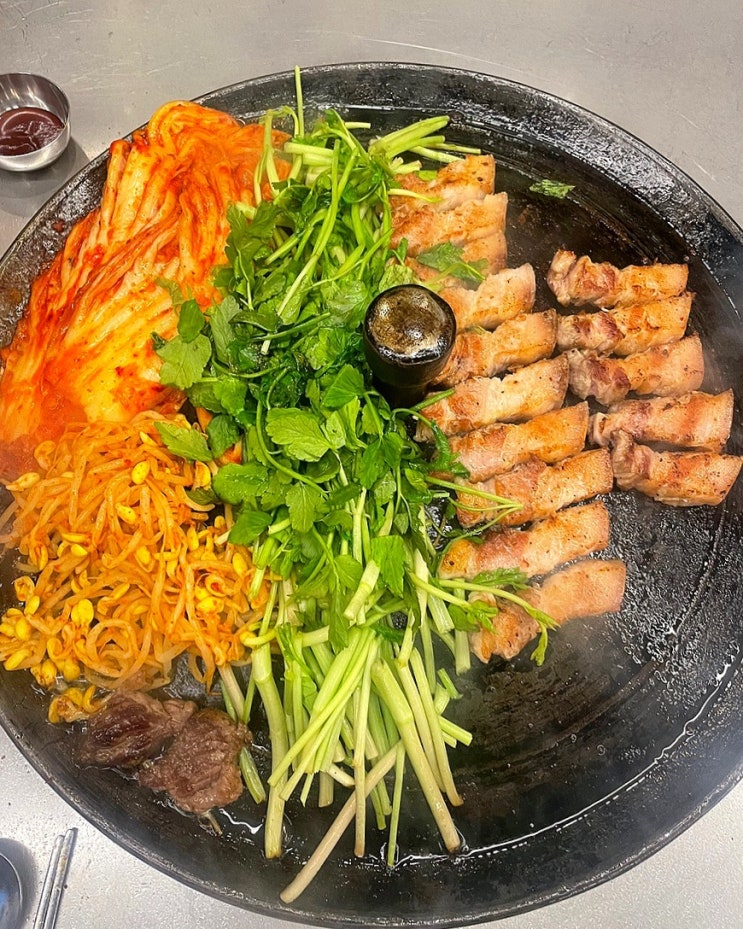  [인천] 가정동 미나리 삼겹살 맛집 ‘목구멍’ 인천 서구점