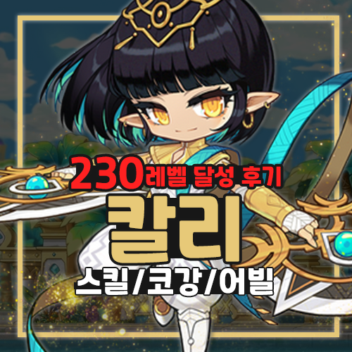  메이플스토리 칼리 스킬트리 어빌리티 코강 코어강화 공략