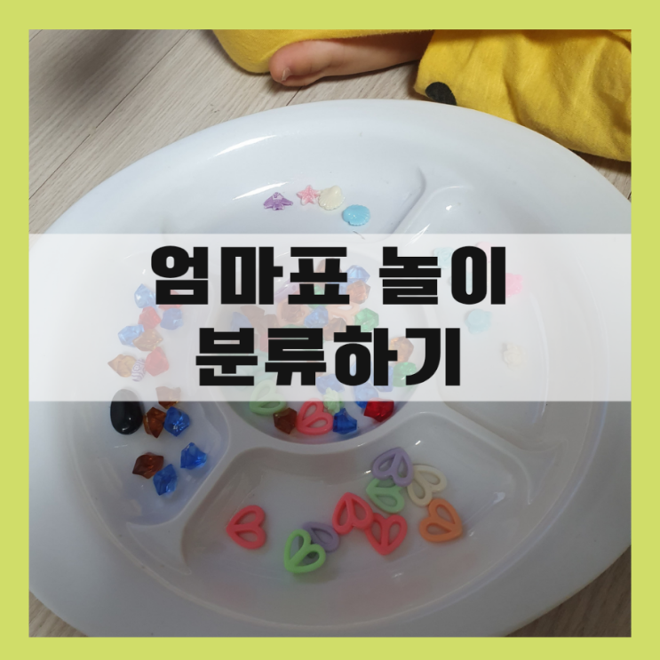  똑똑한 아이로 키우고 싶다면 생각하게 하라! 27개월 엄마표 놀이교육 분류하기 아이의 사고력 향상