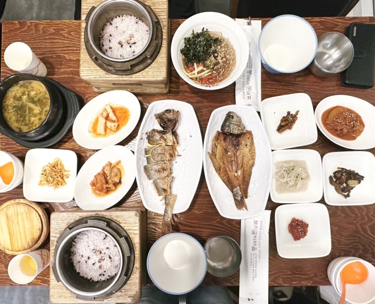  물왕저수지 아세코밸리 맛집 보리굴비마을 보리굴비 뜻
