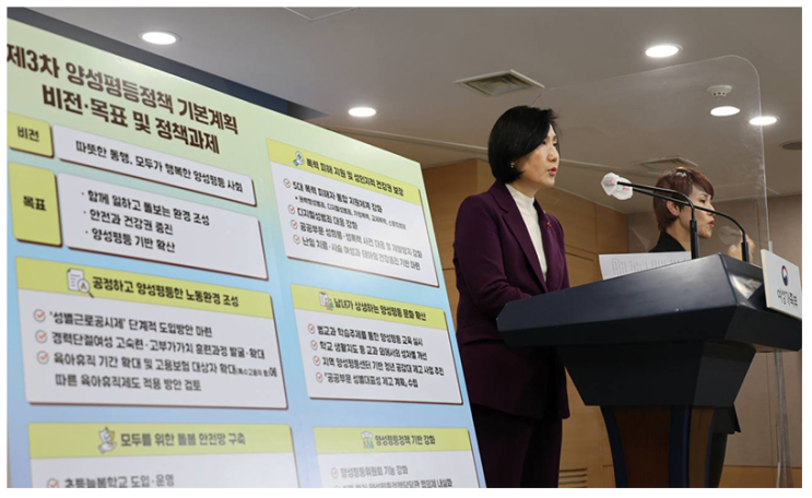 기업 자율 성별근로공시제 추진…육아휴직 1년→1.5년 기업 자율 성별근로공시제 추진…육아휴직 1년→1.5년