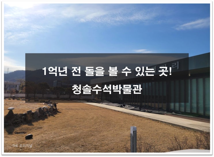  1억년 전 돌을 볼 수 있는 청솔수석박물관! 김천구미 가볼만한 곳