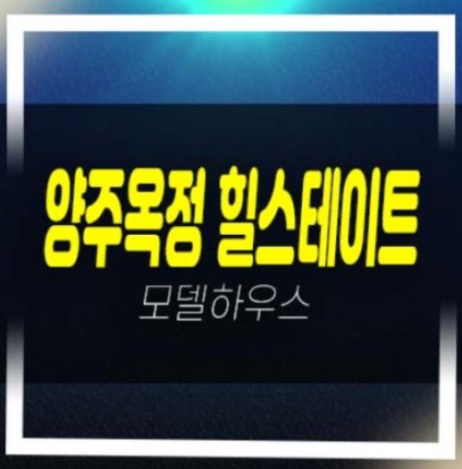  1-29 양주옥정 힐스테이트 파티오포레 1군 현대건설 테라스하우스(전원주택)분양금액 잔여세대 평형타입 방문예약