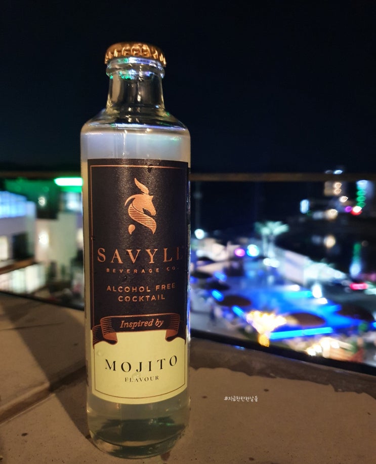  술알못 다이어트 중인 친구와  무알콜 비건 칵테일  쉐이빌 모히또(savyll  mojito)