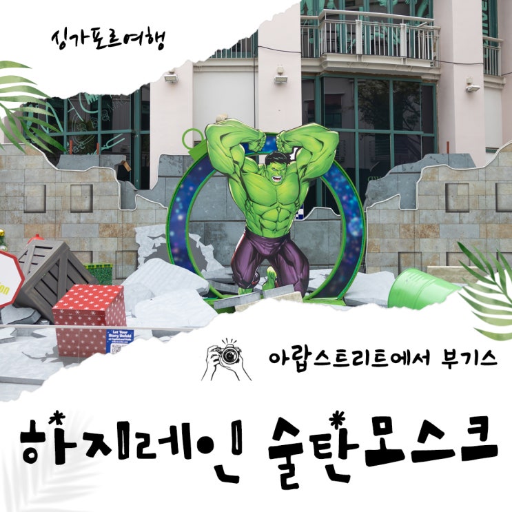  싱가포르 가볼만한곳 하지레인 아랍스트리트 술탄모스크 부기스