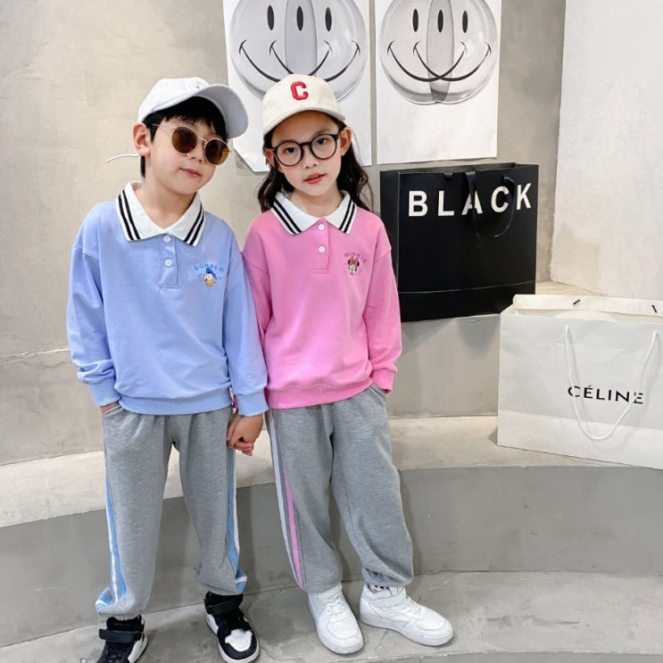  23년 봄신상 아동복 상하복세트 미니도널폴로셋