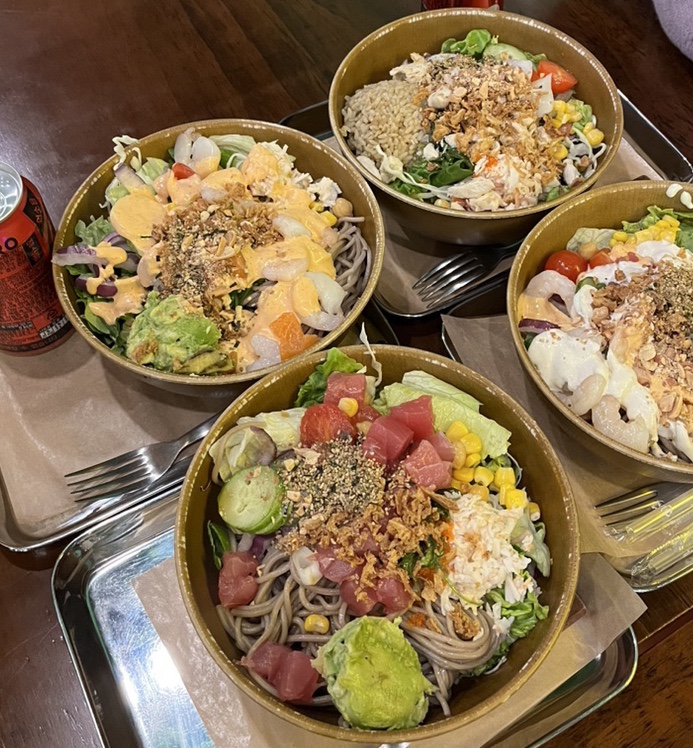  푸드기록 | 보울룸 신촌점 샐러드 포케 현대백화점 유플렉스 11층 : 알고보면 뷰 맛집