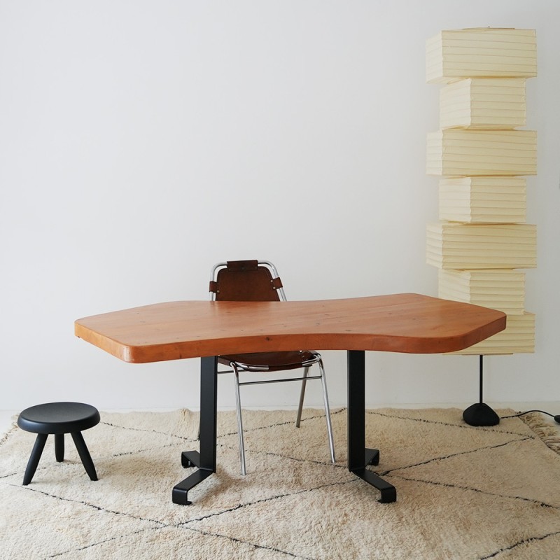 Charlotte Perriand, Dining table, model a gorges (1958)
