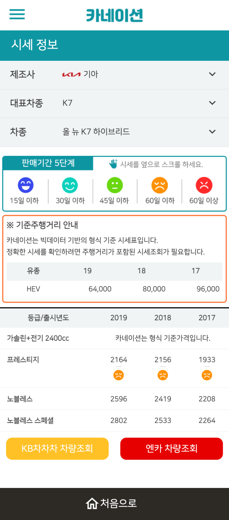 하우머치카 2023년 1월 올 뉴 K7 하이브리드 중고차시세.가격표 하우머치카 2023년 1월 올 뉴 K7 하이브리드 중고차시세.가격표