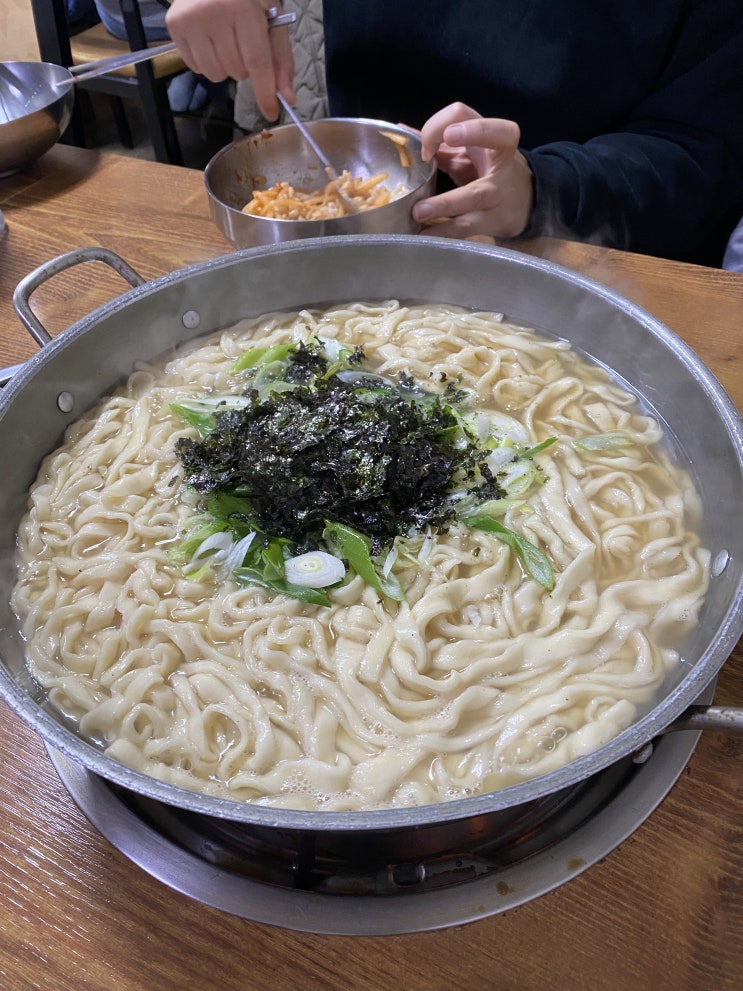  2023년 1월 26일: [춘천맛집] 손칼국수