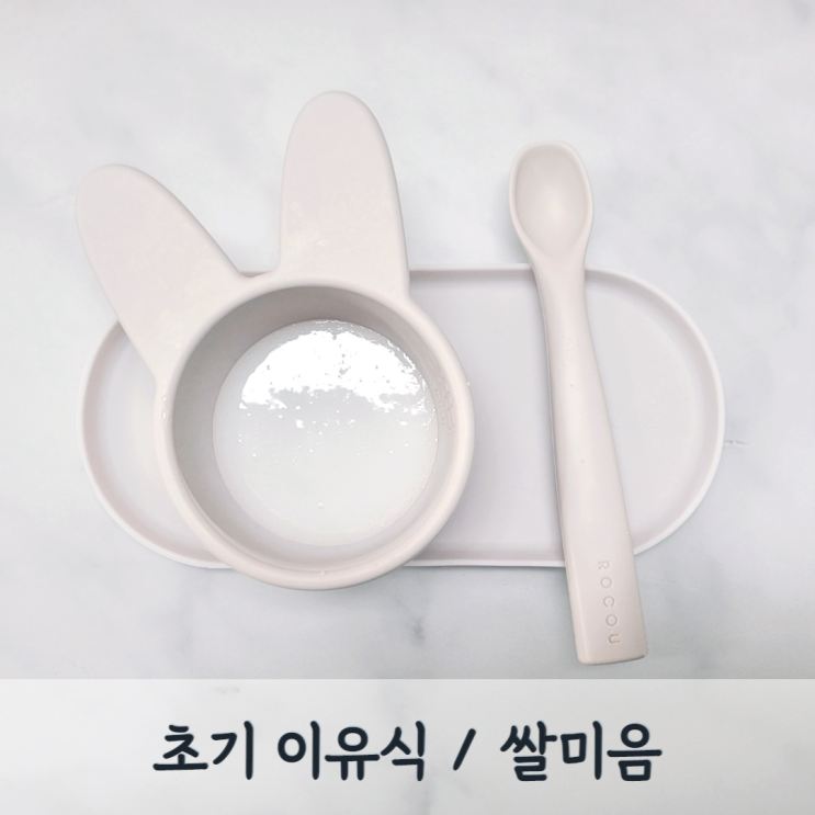  [초기이유식] 쌀미음 레시피 (쌀가루, 10배죽, 베이비무브)