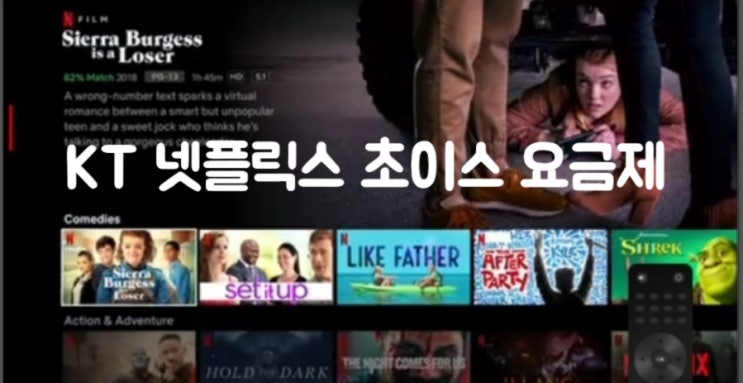  KT 데이터 무제한 넷플릭스 초이스 요금제