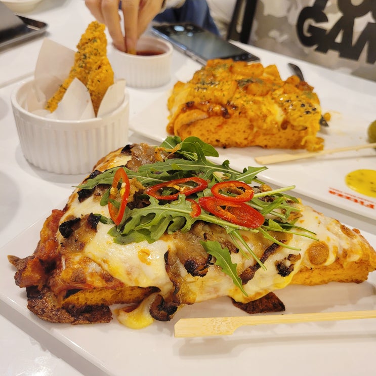  부산 광안리 피자맛집, 더핏짜! 밀락더마켓 구경하고 맛있는피자와함께~