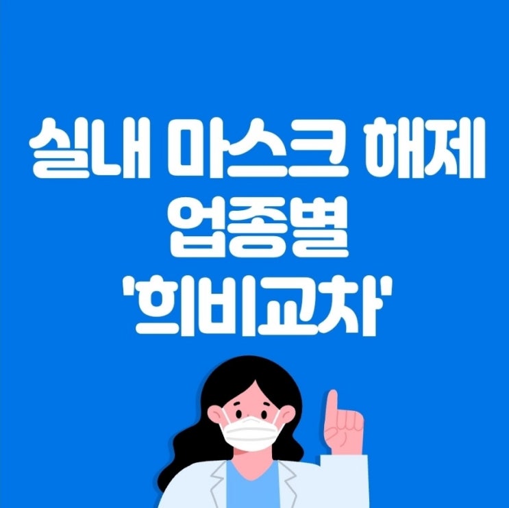  실내 마스크 해제, 업종별 '희비교차' 마스크, 미용 관련 주가