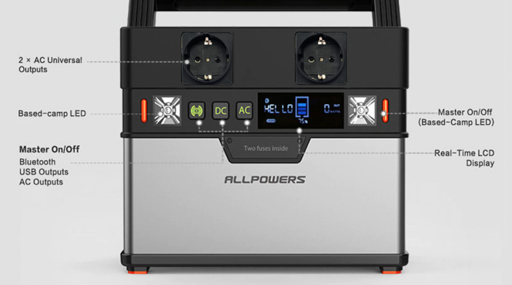  ALLPOWERS 휴대용 발전기 DC / AC 인버터 무선 출력 캠핑용 288Wh / 78000mAh PowerStation 비상 전원 (400건 판매)