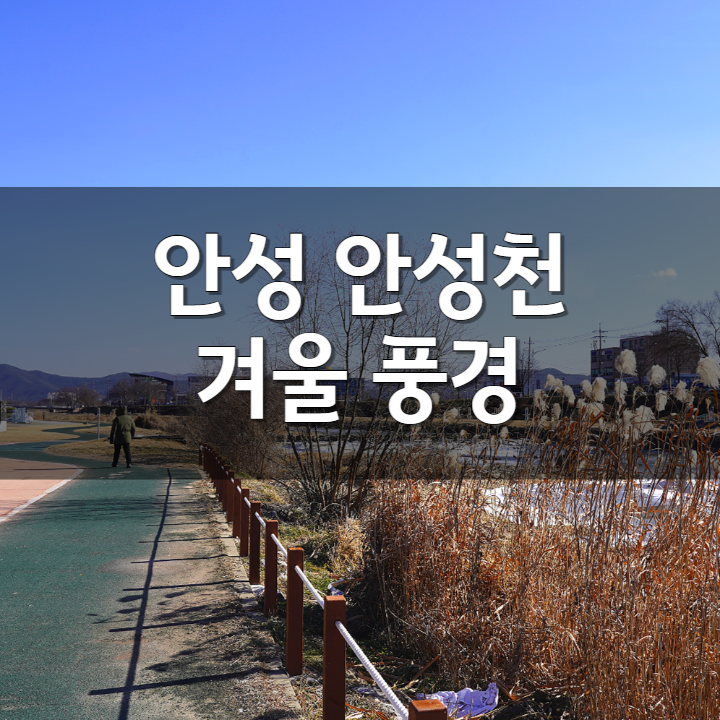  안성천 산책길, 돌다리 그리고 작은미술관 결 갤러리(화장실 위치)