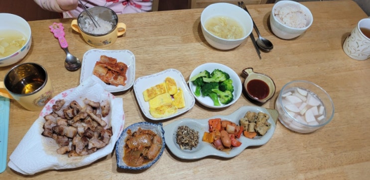  아침식사~