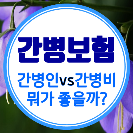  간병인보험비교 vs 간병비보험비교 차이점이 뭔가요?